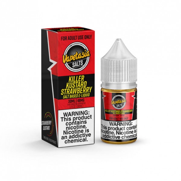 Killer Kustard Strawberry E-Juice by Vapetasia Salts E-Liquid 30ml