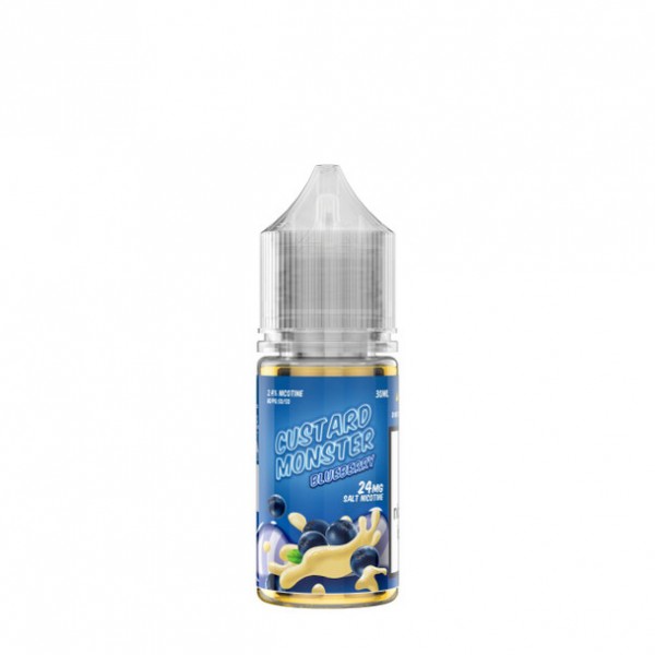 Custard Monster Blueberry Custard Salt 30ml E-Juice by Jam Monster